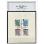 Alliierte Franz. Zone Württemberg Mi. Nr. 40-43 Block 1 gestempelt geprüft Attest (Type I/II)