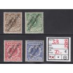 Kolonien Dt. Südwestafrika 1898, Mich.-Nr.: 5-8 **