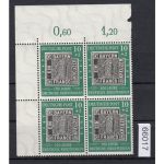 Bund 1949, Mich.-Nr.: 113 ** Eckrand 4er.-Block