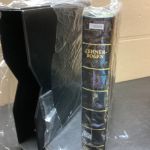 Deutsche Post  10er Bogenalbun für Briefe Ringbinder+Schuber  4 Ringe leer schwarz