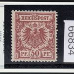 DR 1889, Mich.-Nr.: 50 a  *  geprüft  Attest