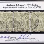 Berlin 1949, Mich.-Nr.: 57 b dreierstr. gestempelt Berlin Spandau geprüft  Befund