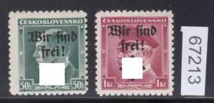 Rumburg, Mi.-Nr.   7+9 **
