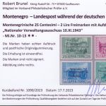 Montenegro, Mi.-Nr. 10-13 ** geprüft  Attest