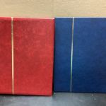 Briefmarkenalbum Einsteckalbum (leer)  DIN A 4   2 Stück  48+ 16 Seiten schwarz gebraucht