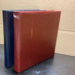 SAFE Ringbinder (14 Ringe) 2  Stück gebraucht Leer blau rot