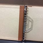 SAFE Ringbinder (14 Ringe) 1 mal gebraucht Leer beige