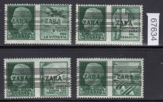 Zara, Mi.-Nr. 35 I-IV ** geprüft