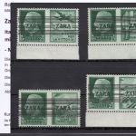 Zara, Mi.-Nr. 35 I-IV ** geprüft  Befund   Type I  + Plattenfehler