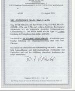 SBZ  1945 Mi.-Nr.:  Block 1 x ** (  Type II )  geprüft  Attest