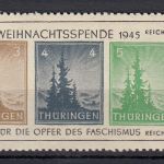 SBZ  1945 Mi.-Nr.:  Block 1 x ** (  Type II )  geprüft  Attest