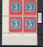 Bund 1949, Mich.-Nr.: 114 ** Eckrand 4er