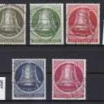 Berlin 1951, Mich.-Nr.: 82-86 gestempelt geprüft