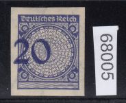 DR 1923, Mich.-Nr.: 341 U *    geprüft  Befund