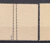 SBZ  1945 Mi.-Nr.:  20-22 gestempel  geprüft