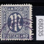 Bizone 1945  Mi. Nr. 34 a C gestempelt geprüft
