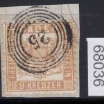 AD Baden 1862, Mich.-Nr.: 20 b gestempelt geprüft