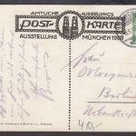 AD Bayern 1908 Privatganzsachen  gelaufen