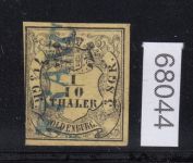 AD Oldenburg 1852, Mich.-Nr.: 4 a gestempelt  geprüft