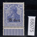 Etappeng. West 1914, Mi.-Nr. 6 a II ** geprüft