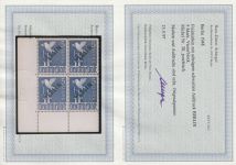 Berlin 1948, Mich.-Nr.: 20 ** Eckrand  4er.-Block   geprüft  Befund