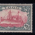 Kolonien Togo 1900, Mich.-Nr.:19 I *  Retusche