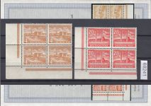 Berlin 1953, Mich.-Nr.: 112+13 ** Eckrand 4er.-Block  geprüft  Attest  lesen