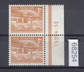 Berlin 1953, Mich.-Nr.: 112 ** senkr.-paar  mit HAN