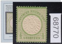 DR 1872, Mich.-Nr.: 17  ** geprüft  Befund