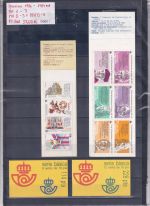 Spanien 1986 - 1989, Mich.-Nr.: ** MH1-7, MH 0-3 MH 0-4