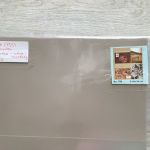 SAFE   Einsteckblätter ( 759) für Postkarten  5 Stück  beige 4 Taschen gebraucht