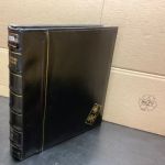 Deutsche Post  10er Bogenalbum für Briefe Ringbinder+Hüllen 4 Ringe leer schwarz
