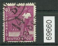 Bezirk 14 nr. 001b Dresden 1 b ʘ 40 Pf. geprüft BPP