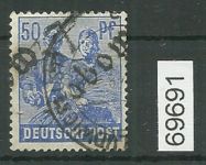 Bezirk 37 nr. 028 Grabow ʘ 50 Pf. geprüft BPP