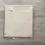 SAFE Dual Blanco- Blätter( 512)  10-er Bögen  7 Stück   2 Taschen
