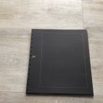 SAFE  Karton- Blankoblätter (793) schwarz mit Goldrand   10 Stück  NEU