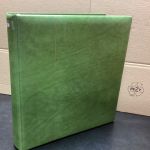 KABE Ringbinder  wattiert leer hellgrün gebraucht