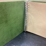 KABE Ringbinder  wattiert leer hellgrün gebraucht