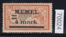 Memel 1920 Mi. Nr. 31 Plf Ia *
