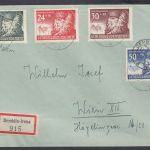 GG 1940, Mi.-Nr. 59-62 Satzbrief Kpl.   Demblin-Irena   Wien