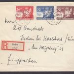 GG 1940, Mi.-Nr. 58-62 Satzbrief Kpl.   Radom  Fischern / Karsbad
