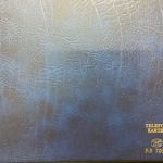 KABE Ringbinder Aufschrift  Telefonkarten   wattiert leer blau gebraucht