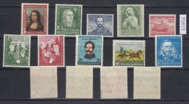 Bund 1952, Mich.-Nr.: 148-161 **