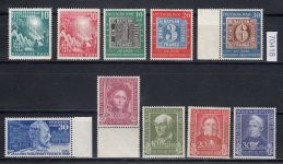 Bund 1949, Mich.-Nr.: 111-120 **