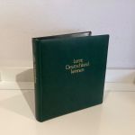 Lindner Ringbinder (18 Ringe)  Aufschrift 1 mal gebraucht Leer grün