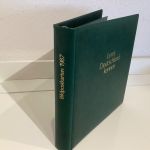 Lindner Ringbinder (18 Ringe)  Aufschrift 1 mal gebraucht Leer grün