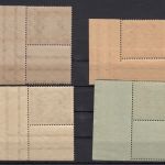 AD Bayern 1911, Mich.-Nr.: 86-88+91 ** Type II  Plattennummer