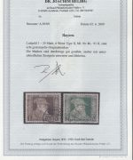 AD Bayern 1911, Mich.-Nr.: 76-91 II gestempelt  Type I   geprüft  Attest