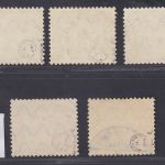 AD Bayern Dienst 1916, Mich.-Nr.: D 16-23 w (16-17+21-23)  gest.  Komplett  geprüft