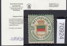 AD Helgoland 1876, Mich.-Nr.: 17 a *   geprüft